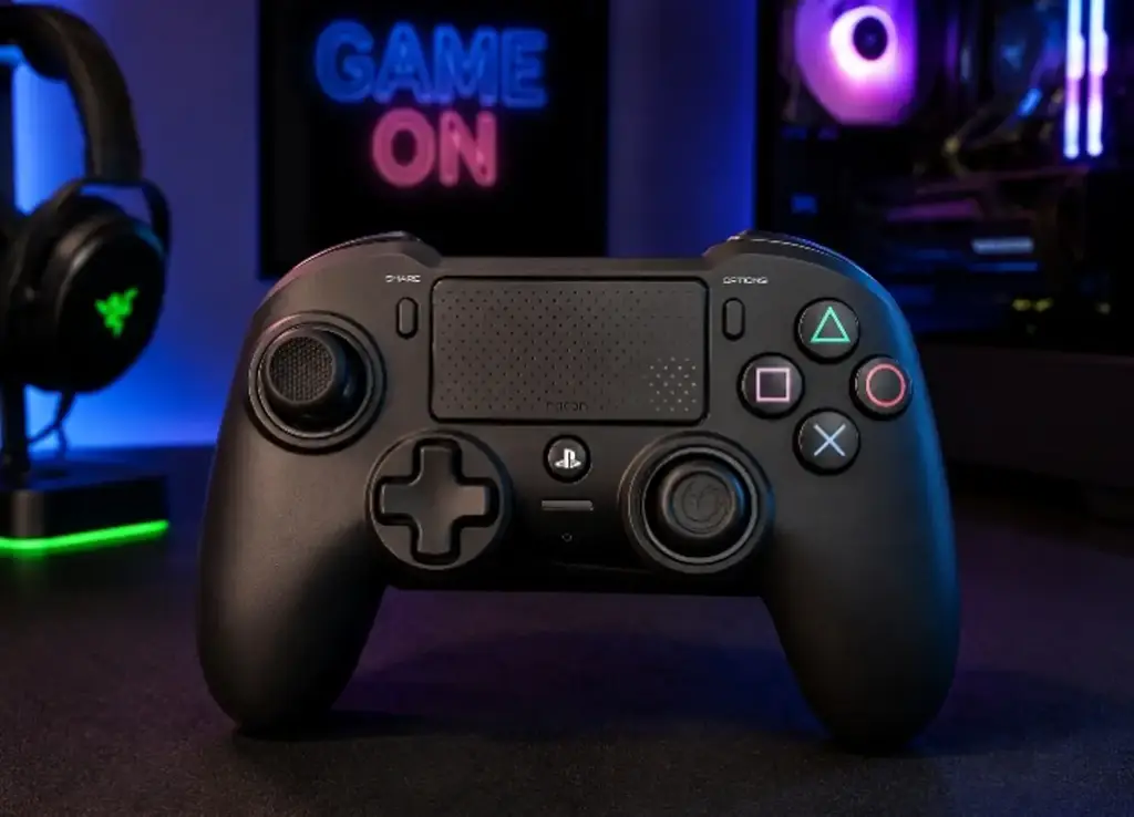 Nacon Asymmetric Wireless Controller For Ps4 – Sleh-00578