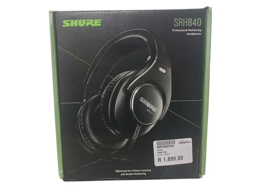 Shure Srh840 Professional Monitoring Headphones - View 2