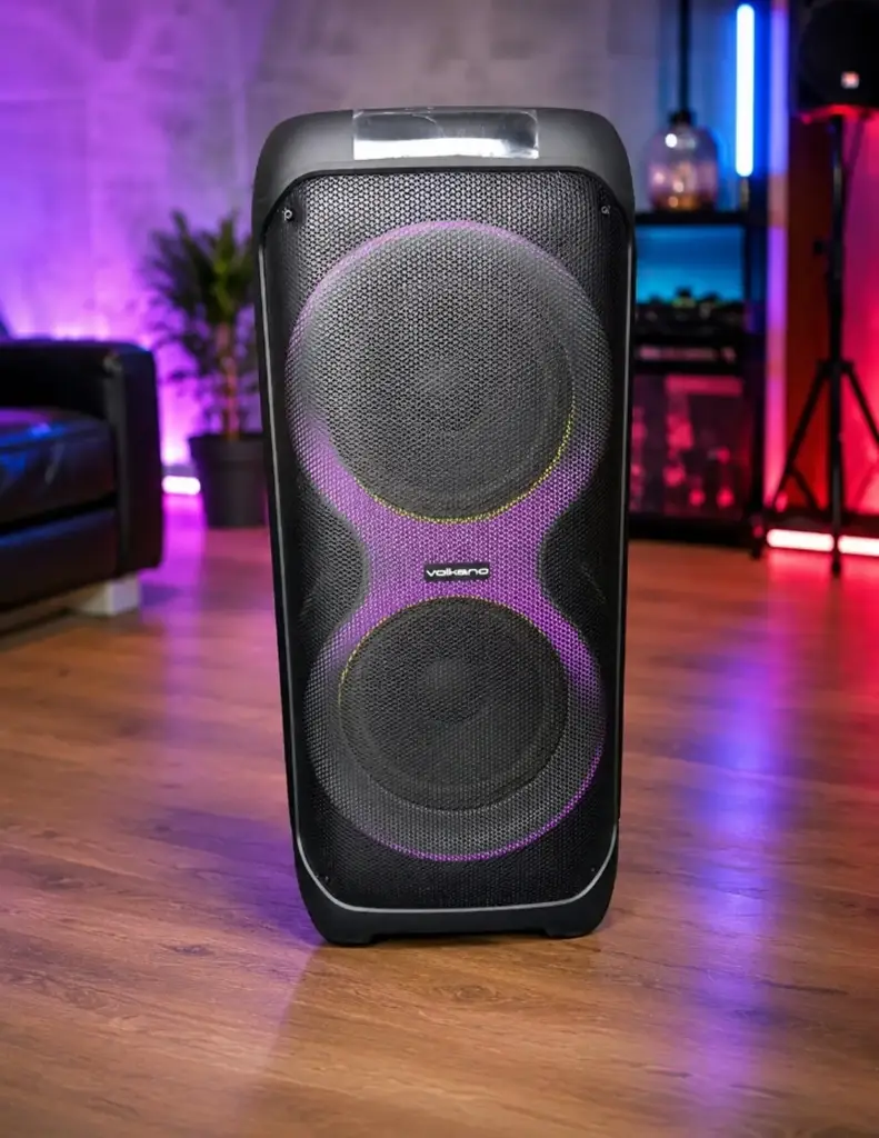Volkano Ultra Daul 12'' Party Speaker Vk-3904-D12-Bk