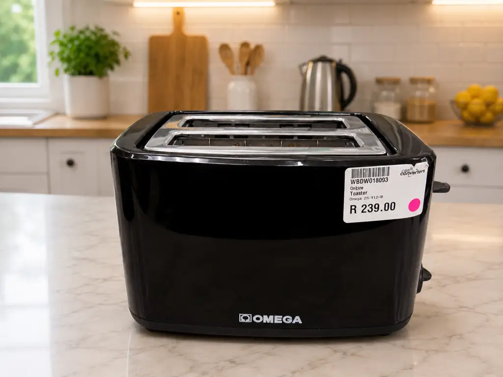 Omega Om-S12/B 2-Slice Toaster