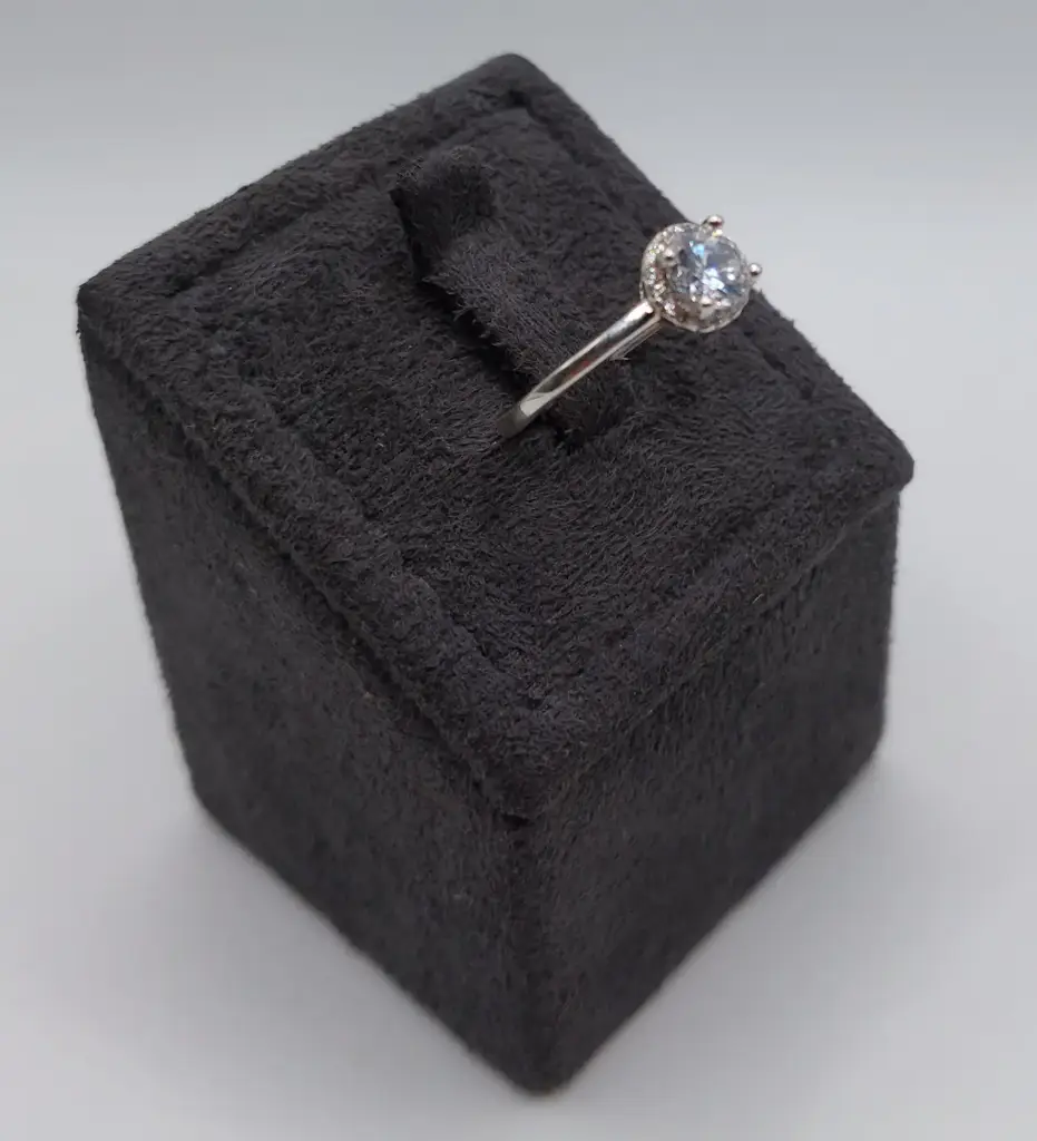 Sterling Silver Cz Ring - View 2