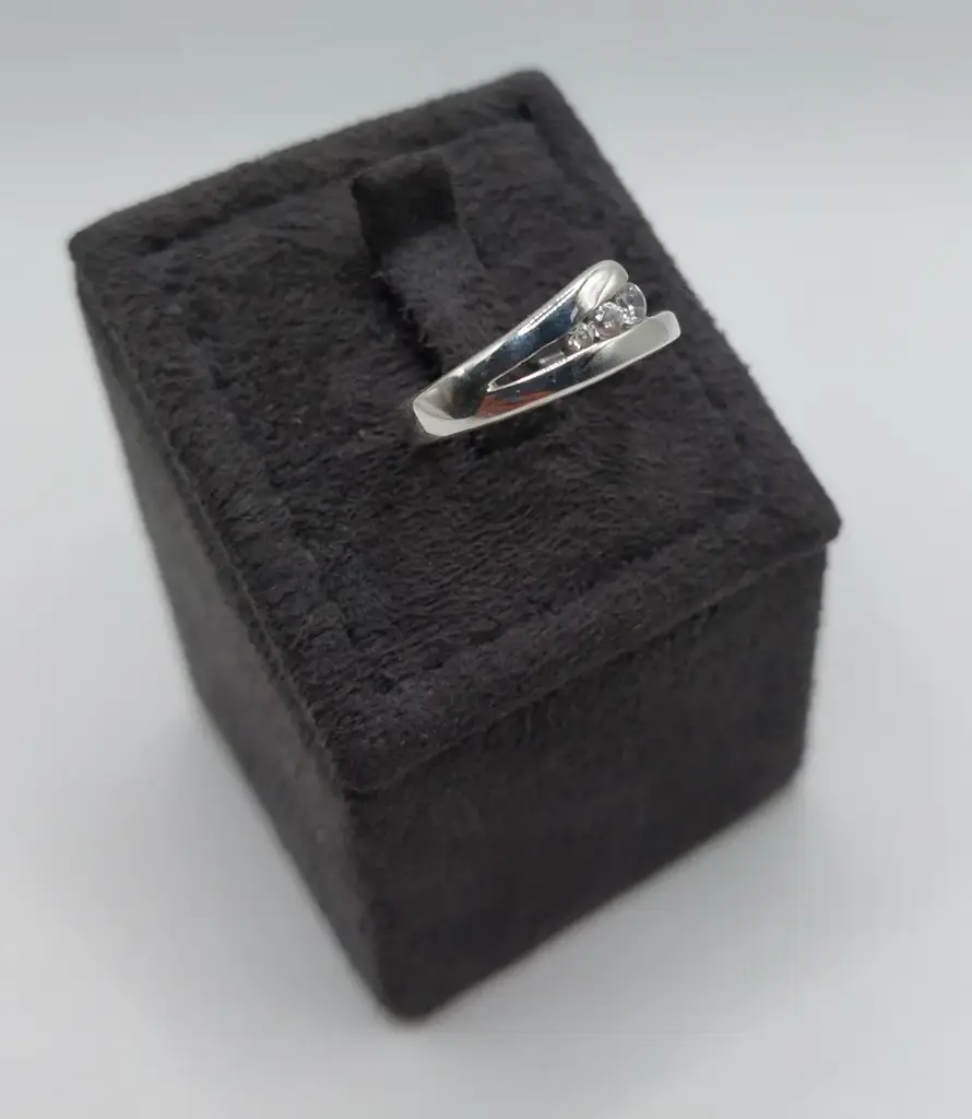 Sterling Silver Cz Ring - View 2