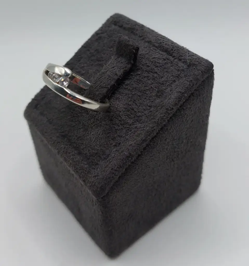 Sterling Silver Cz Ring - View 3