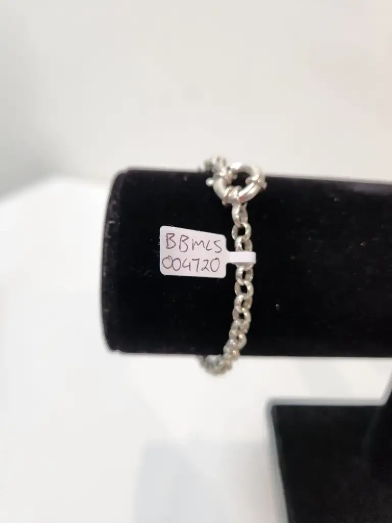 Sterling Silver Bracelet With Charm - View 4