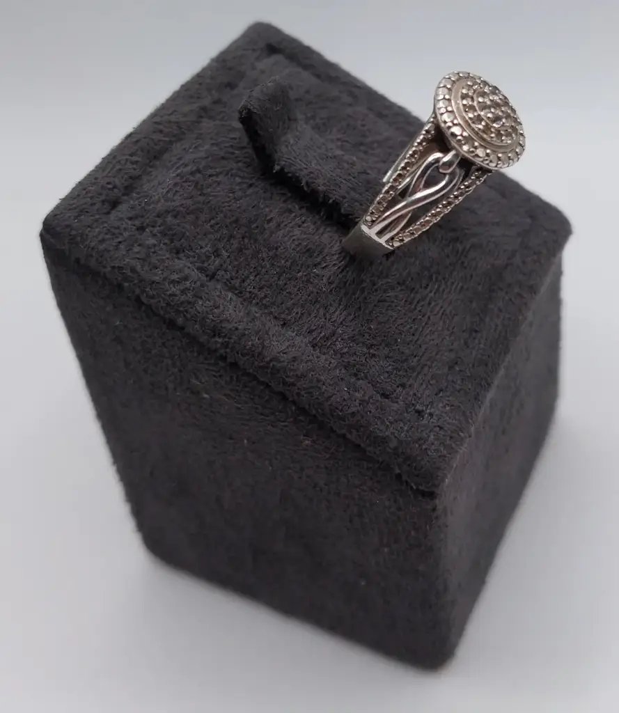 Sterling Silver Cz Ring - View 2