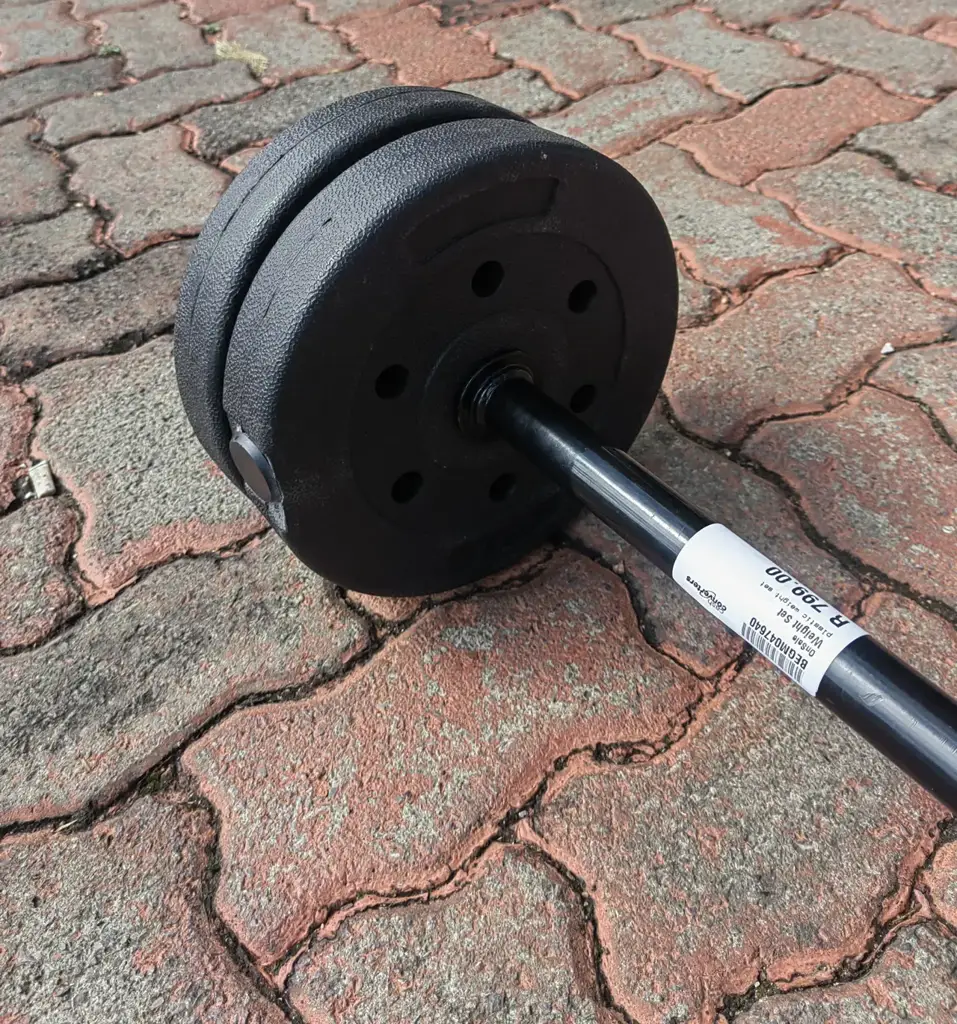 4X2.5Kg Plastic Dumbell Weights Set - View 3