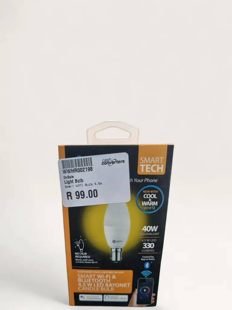 Connex Connect Smart Wifi 4.5W Led White Candle Bayonet Bulb