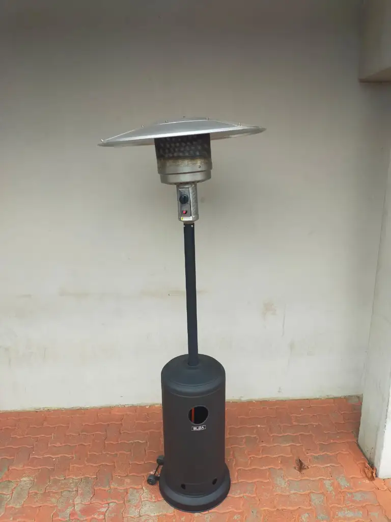 Elba Black Patio Heater 16/El1021r - View 2