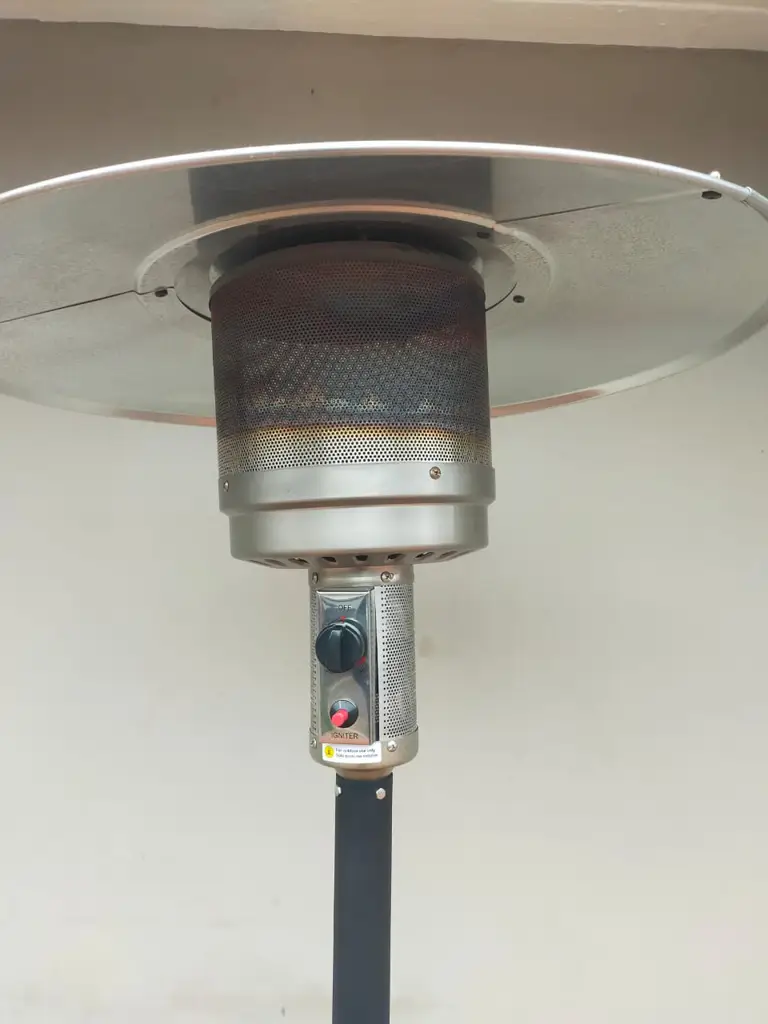 Elba Black Patio Heater 16/El1021r - View 3