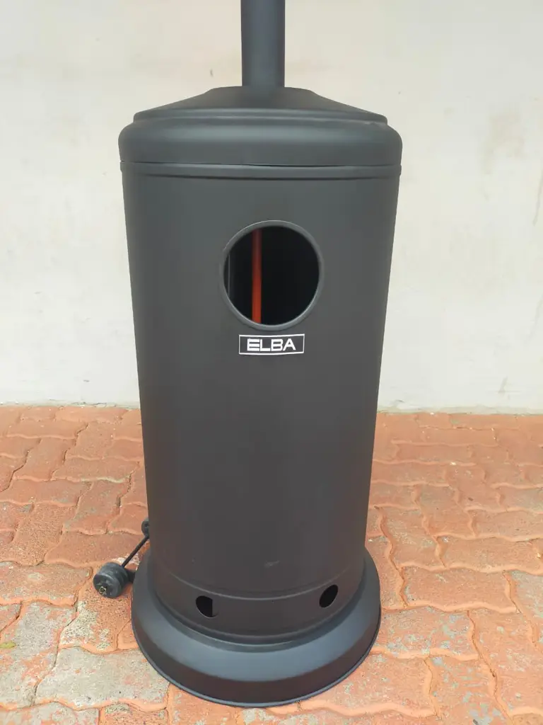 Elba Black Patio Heater 16/El1021r - View 5