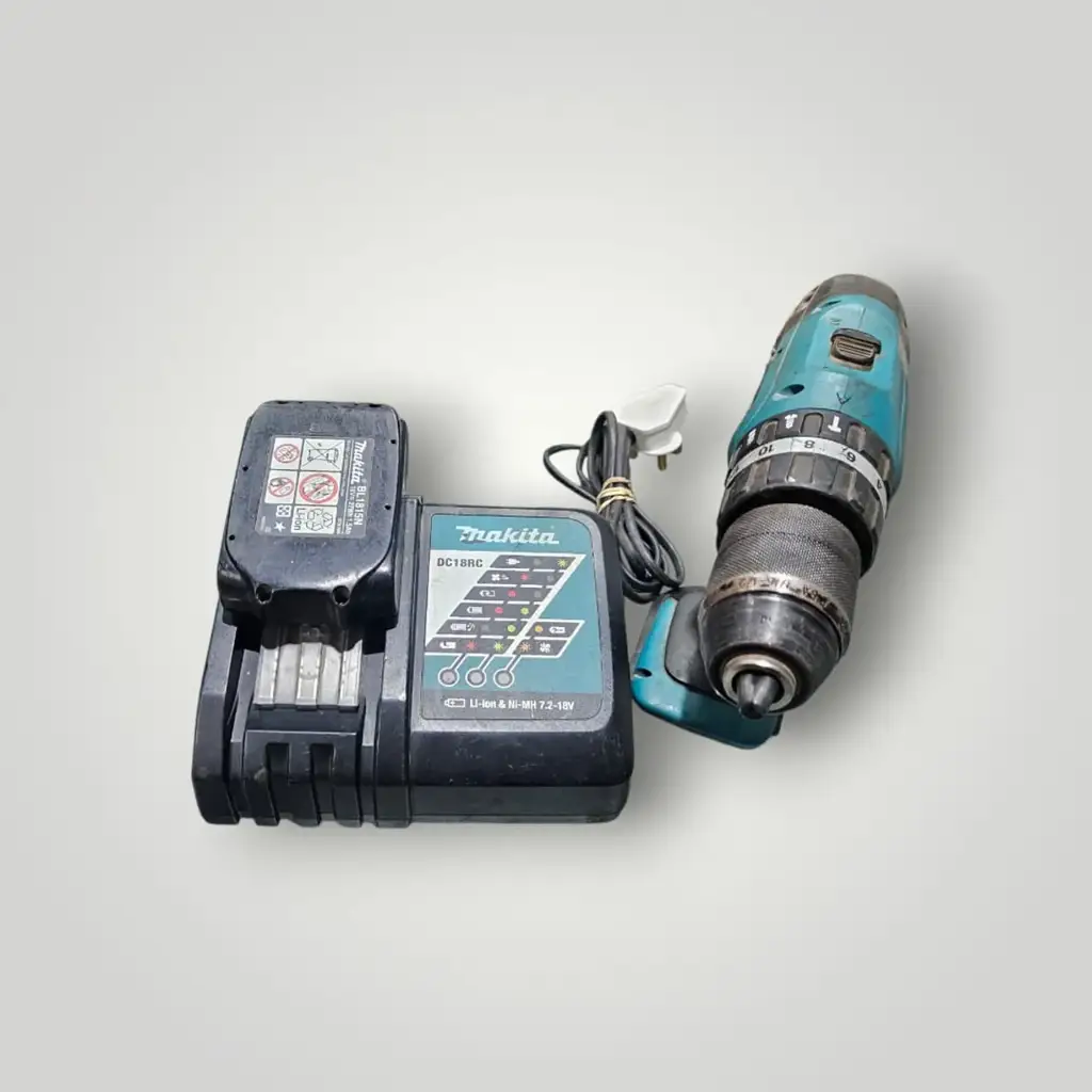 Makita Dhp453 18V Lxt Cordless Drill + Charger - View 2