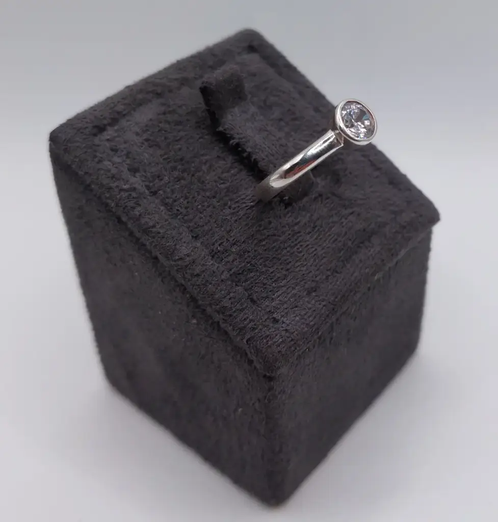 Sterling Silver Cz Ring - View 2