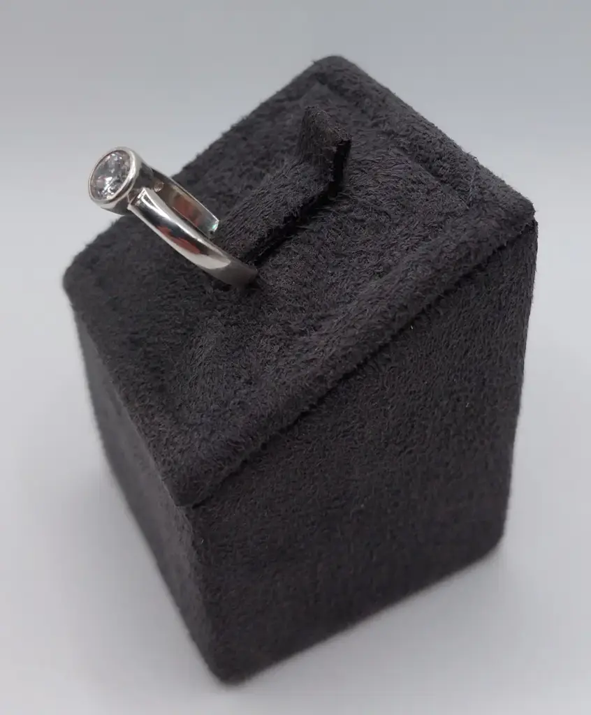 Sterling Silver Cz Ring - View 3