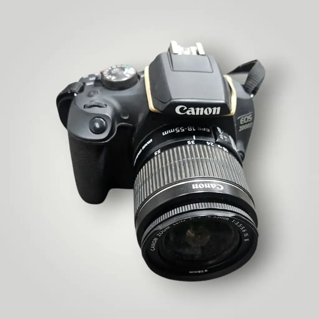 Canon Eos 2000D Dslr Camera Body + Canon Ef-S 18–55Mm Zoom Lens - View 2