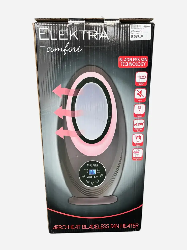 Elektra Bladeless Fan Heater - Like New