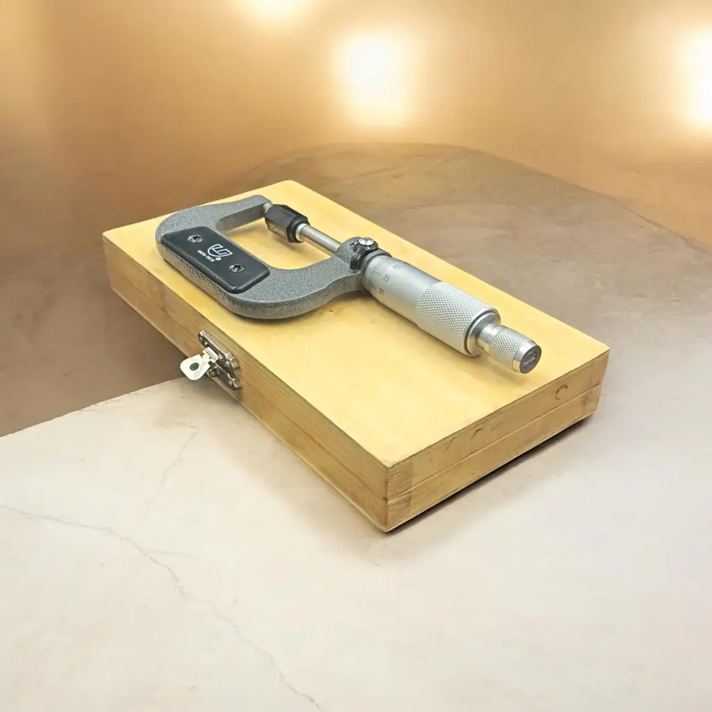 High Precision Outside Micrometer Gauge 25-50Mm Alloy 0.01Mm - View 2
