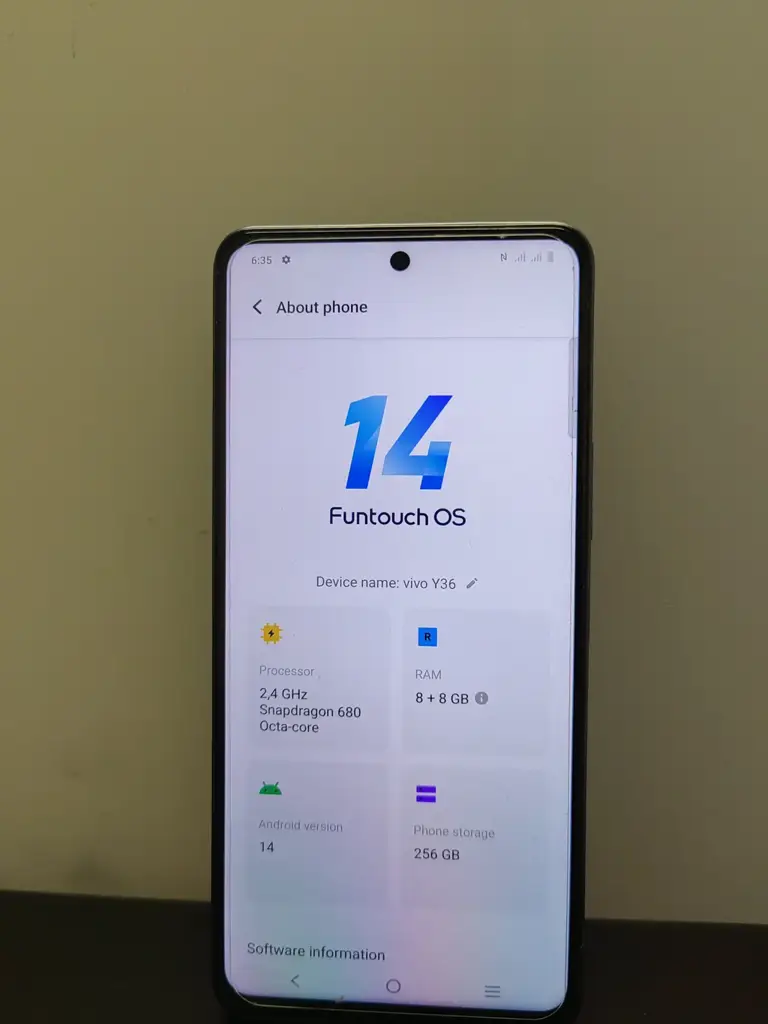 Vivo Y36 256Gb Mobile Phone - View 2