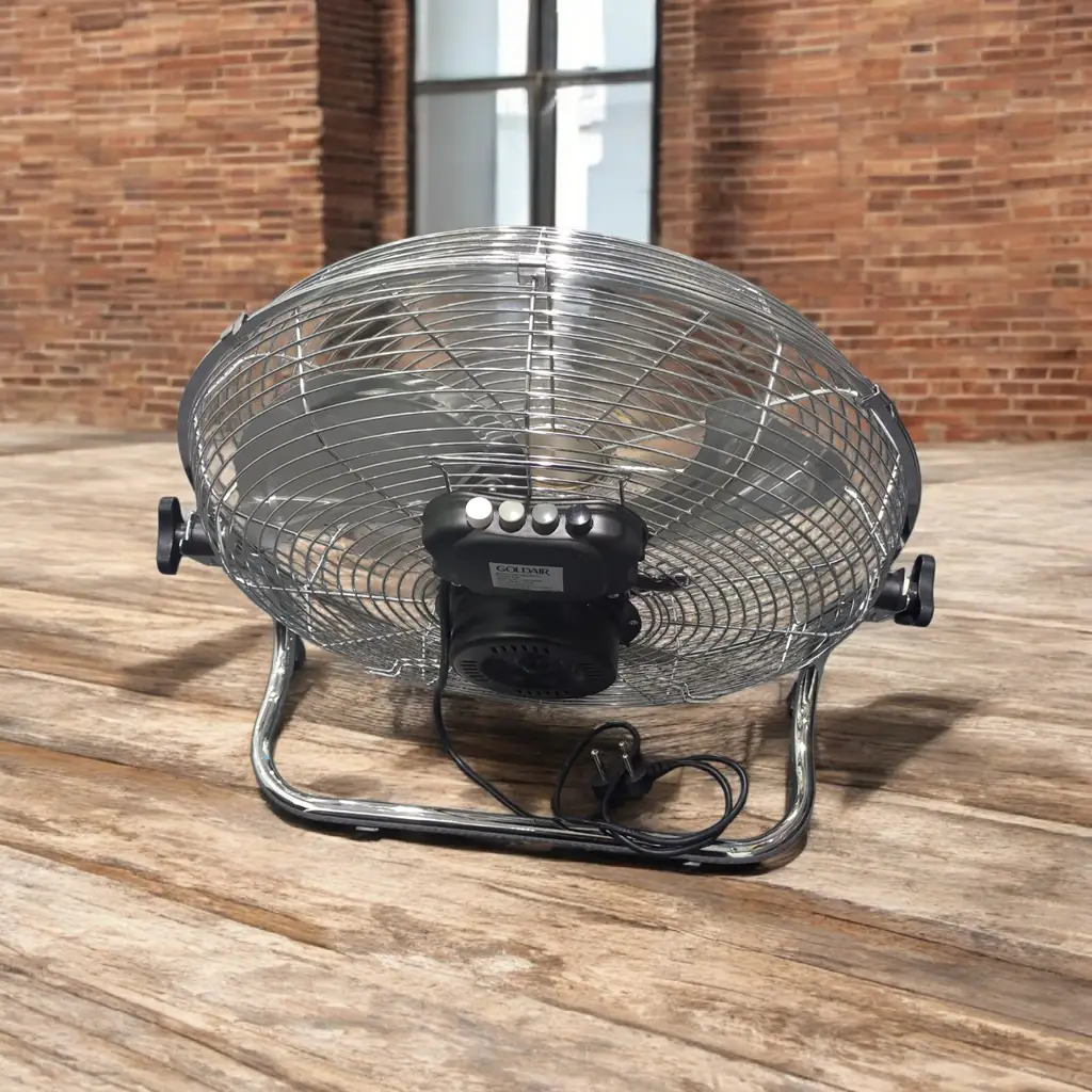 Gold Air High Velocity Floor Fan Chrome - View 2