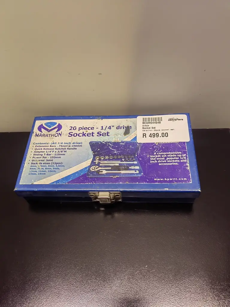 Marathon 20 Piece 1/4" Socket Set - View 2