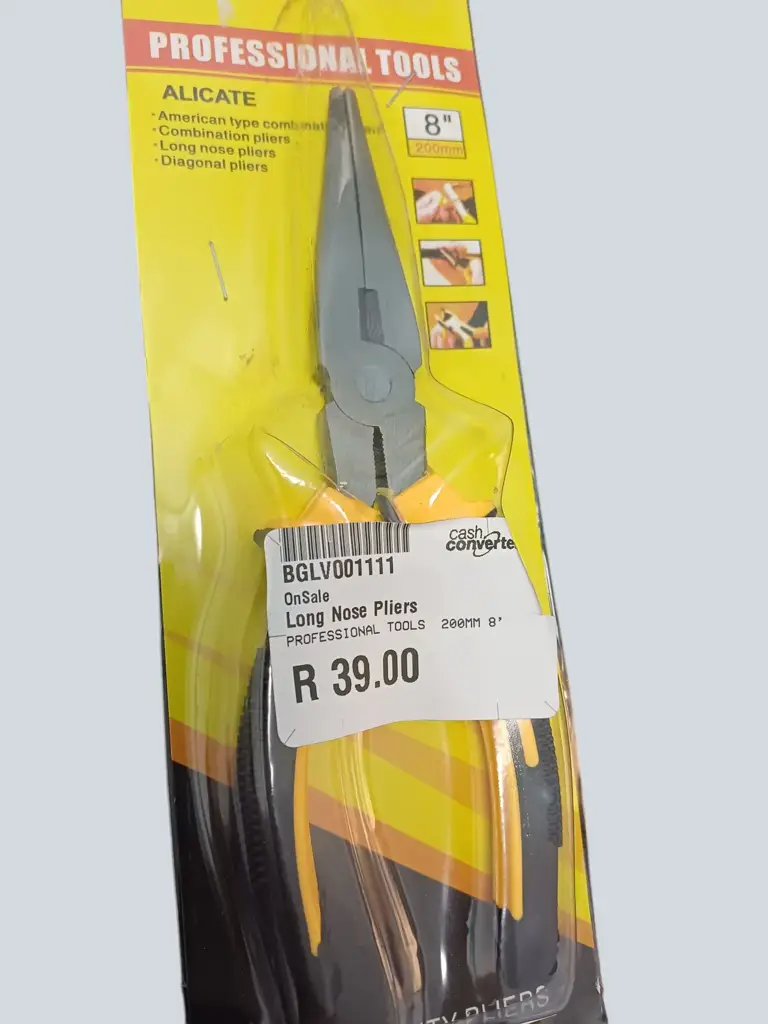 Professional Tools-Long Nose Plier 200Mm 8''