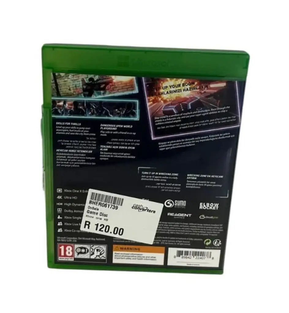 Xbox One Crackdown 3 Game Disc - View 2