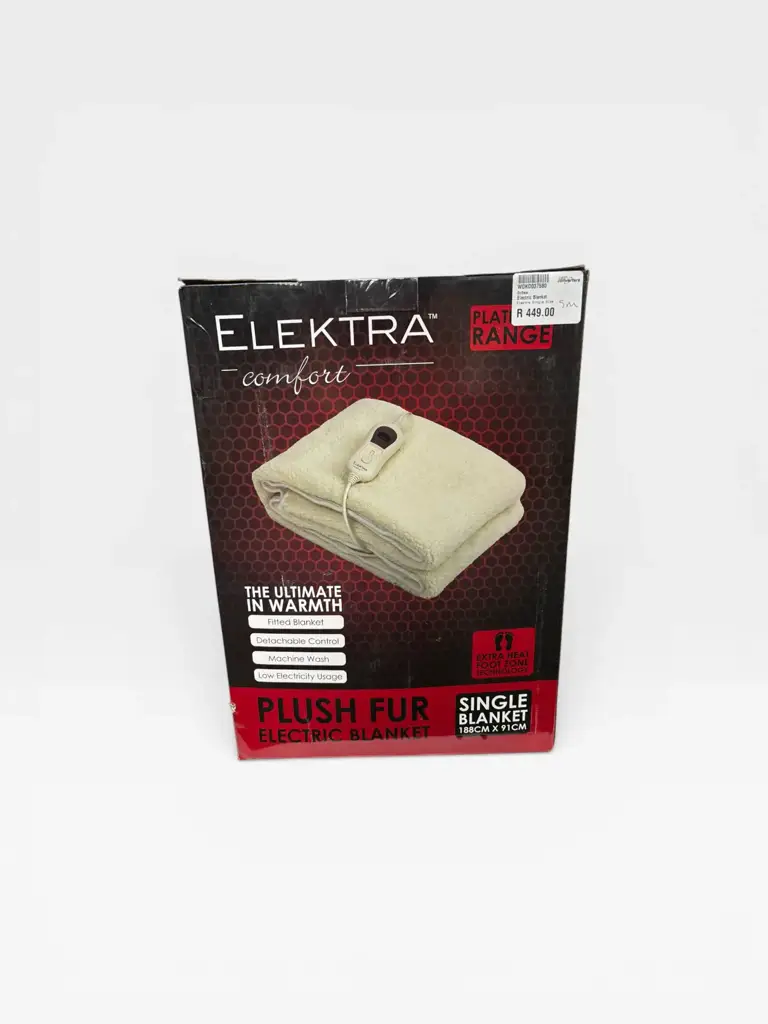 Elektra Plush Fur Electric Blanket (Single)