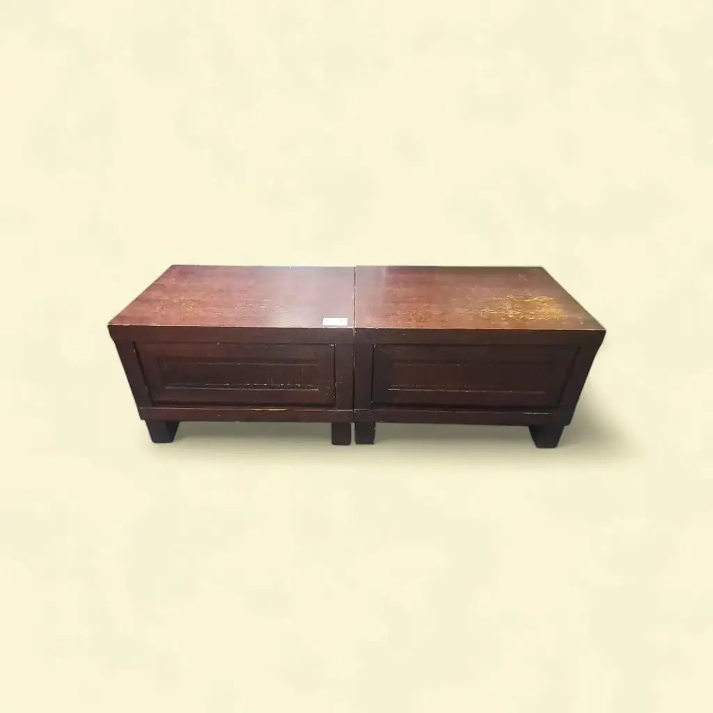 Set Of Wooden Bedside Tables