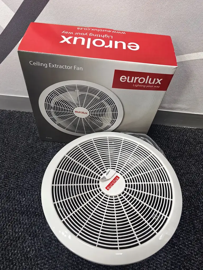 Eurolux F30w Round Extractor Fan - View 3