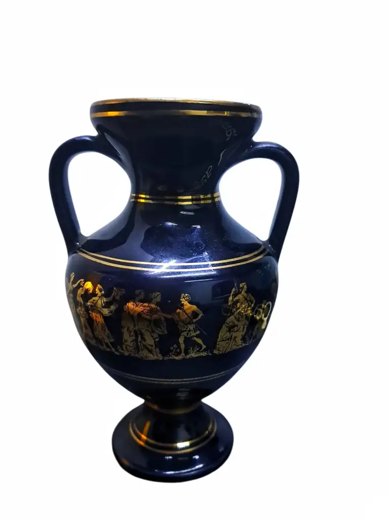 Decorative Greek-Style Ceramic Amphora Vase