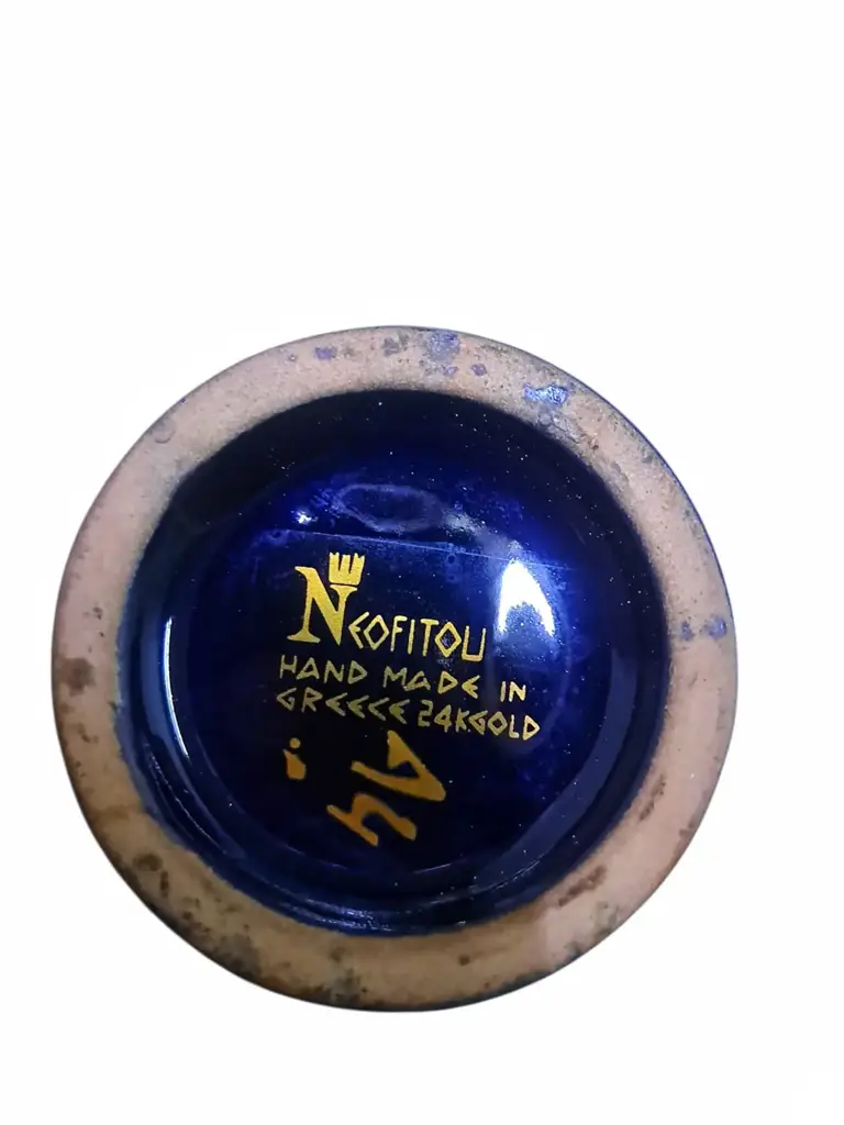 Decorative Greek-Style Ceramic Amphora Vase - View 2