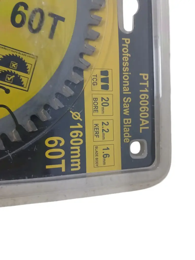 Pro-Tech Pt16060al Professional Saw Blade 160Mm 60T - View 4