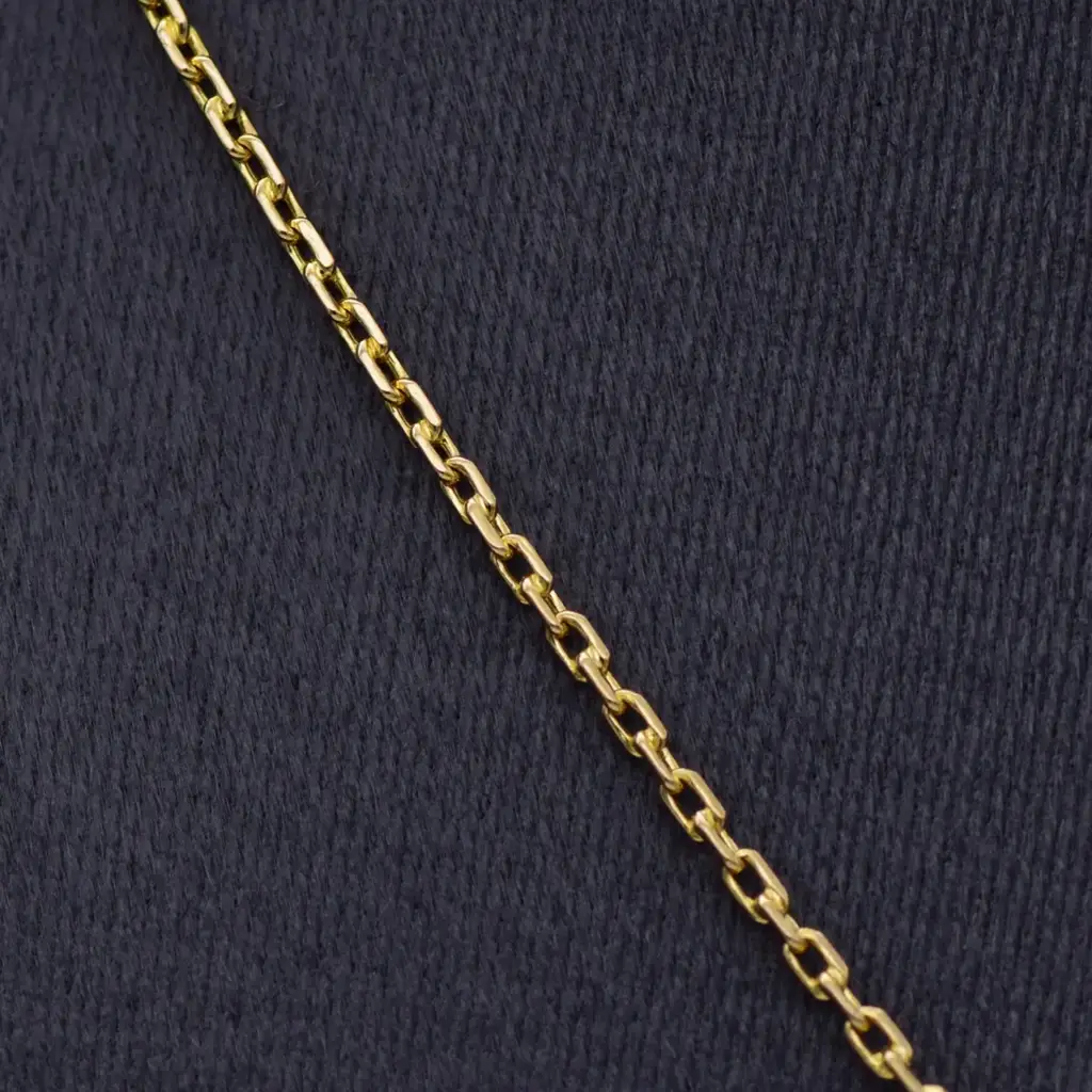 18ct & 22ct Yellow Gold Chain & 1/10 oz Kruger Coin Pendant - View 3