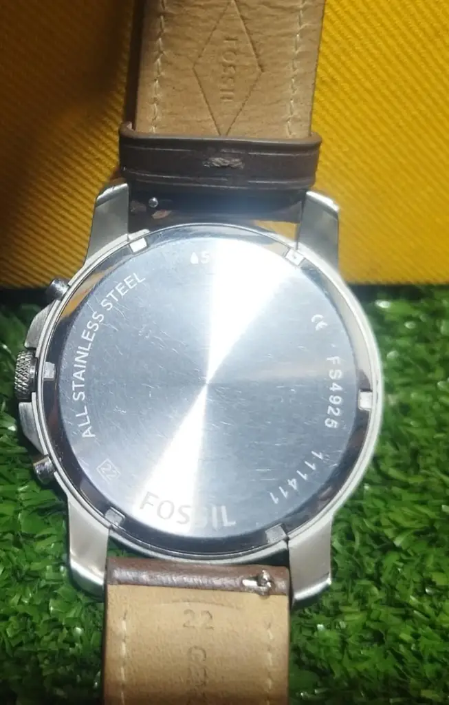 Fossil Grant Brown Leather Men's Watch - View 2
