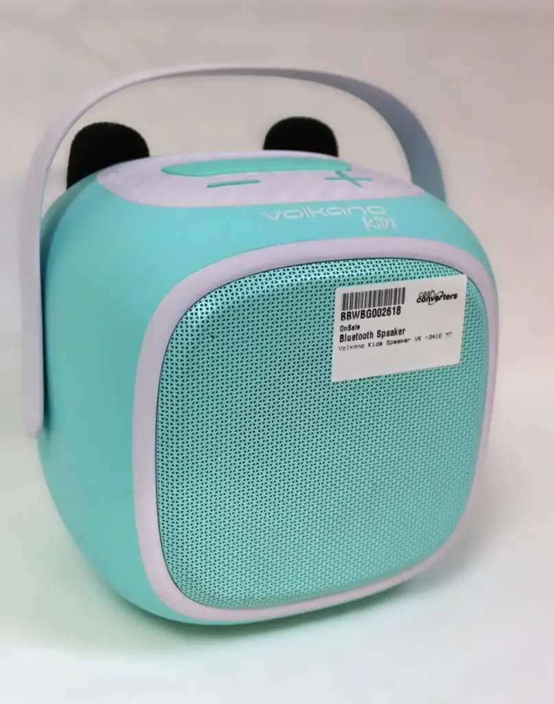Volkano Kids Singmate Series Bluetooth Speaker With Dual Microphones - Turquoise