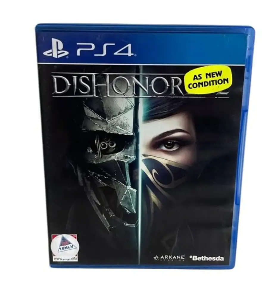 Ps4 Dishonored 2 Game Disc
