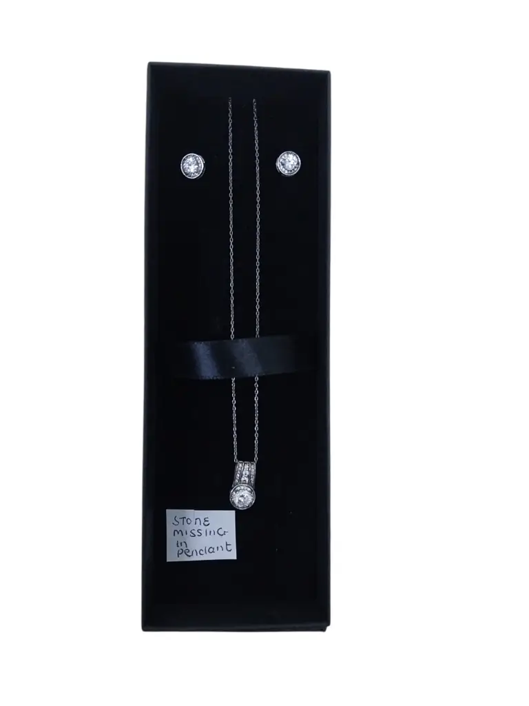 925 Earing & Necklace Set
