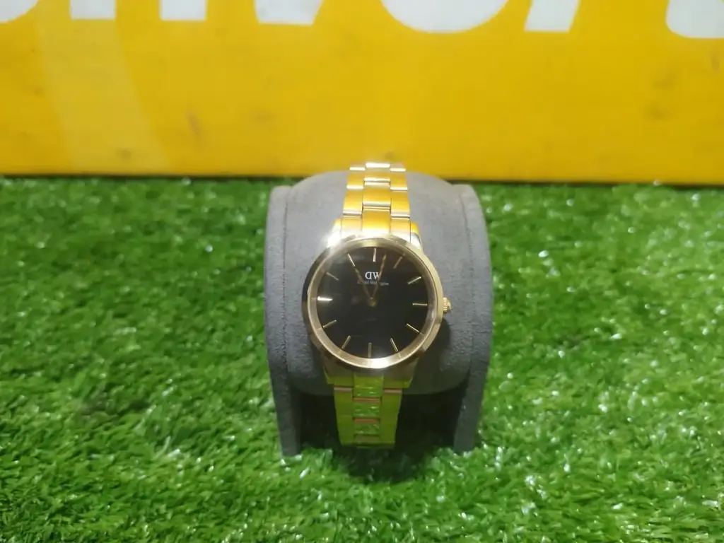Daniel Wellington Iconic Link Gold-Toned Watch - View 3