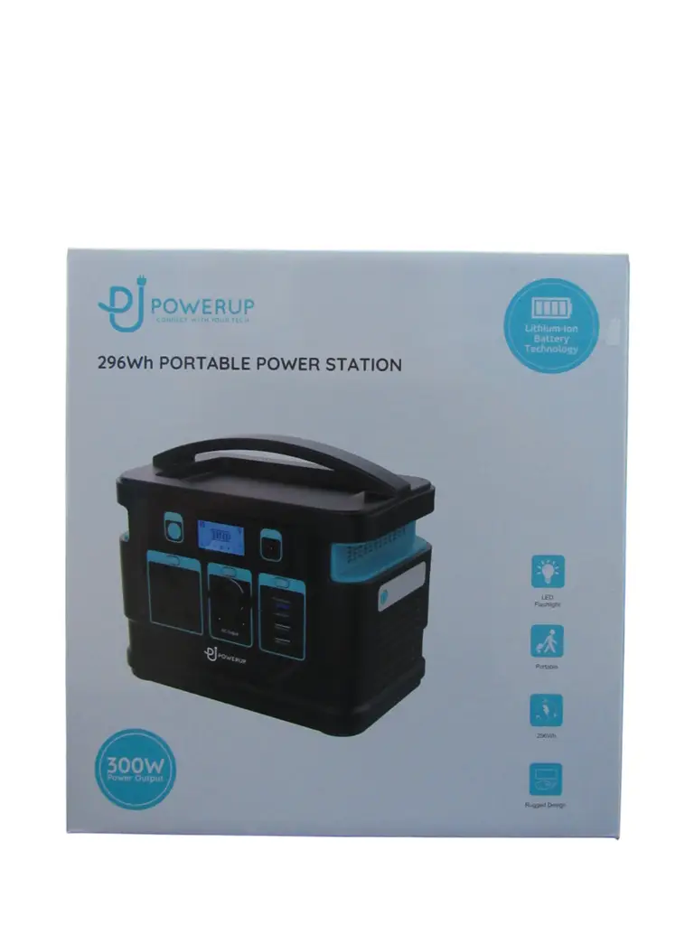 Portable Power Station 296Wh/300W