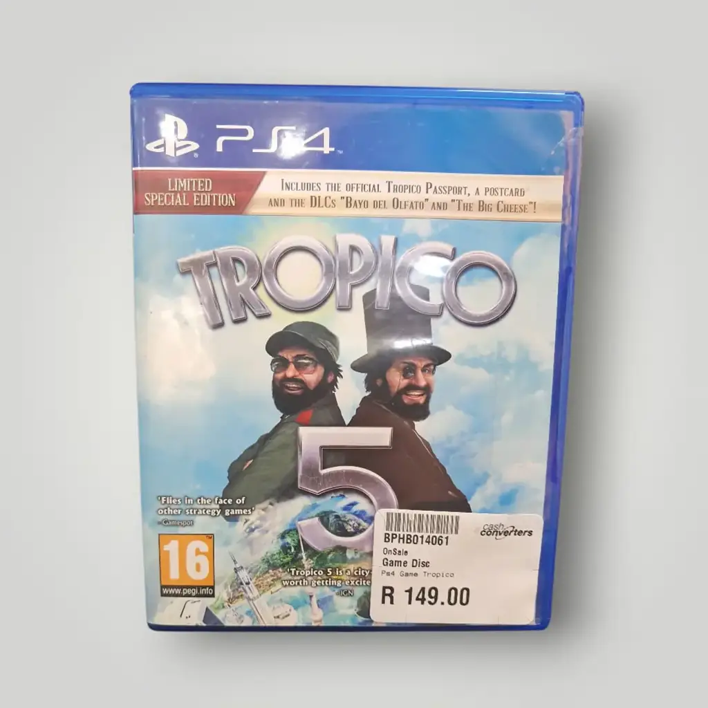 Playstation 4 Game Disc Tropico 5