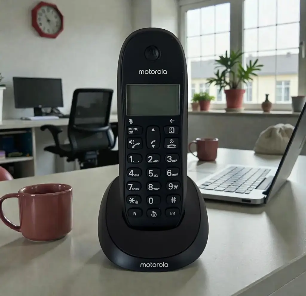 Motorola C1001lb+ Cordless Phone Black