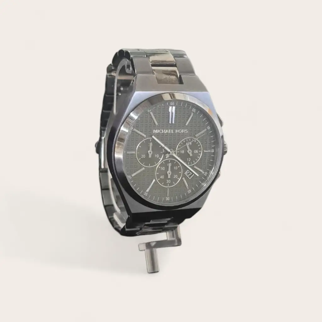 Michael Kors Men's Lennox Chronograph, Gunmetal Stainless Steel Watch