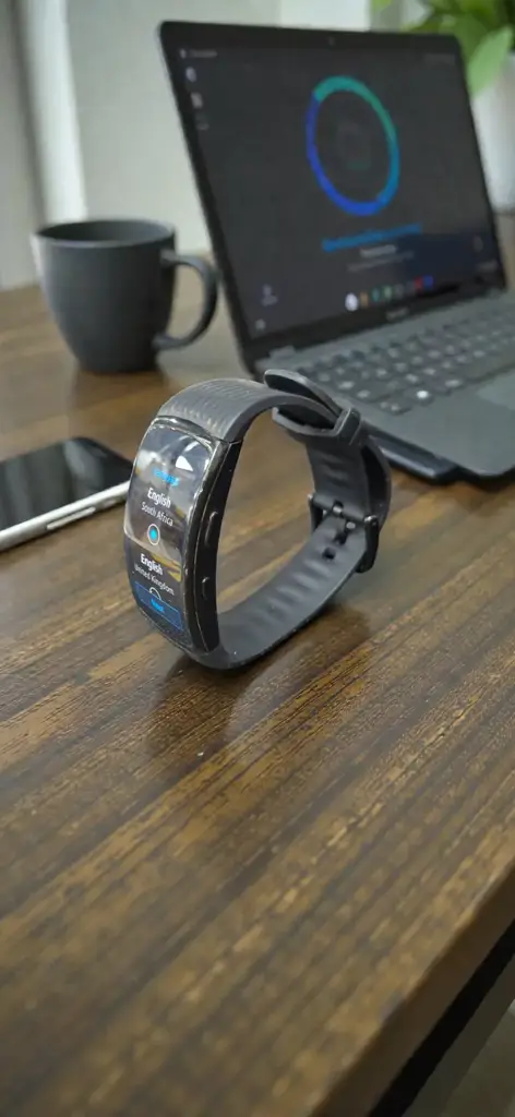 Samsung Gear Fit2 Pro Smartwatch Fitness Band - View 2