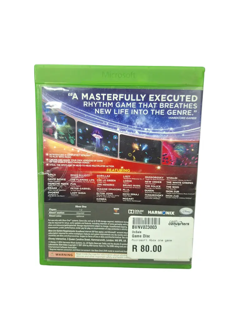 Xbox One Game ~ Disney Fantasia: Music Evolved - View 2