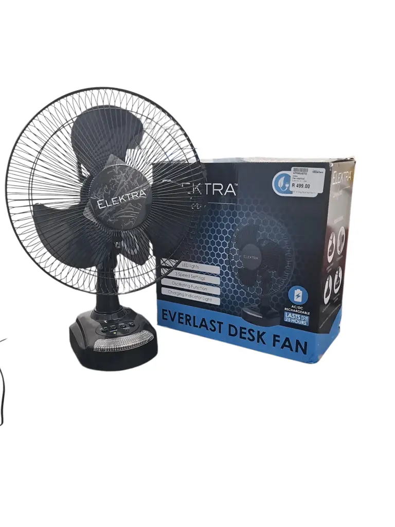 Elektra Everlast Desk Fan