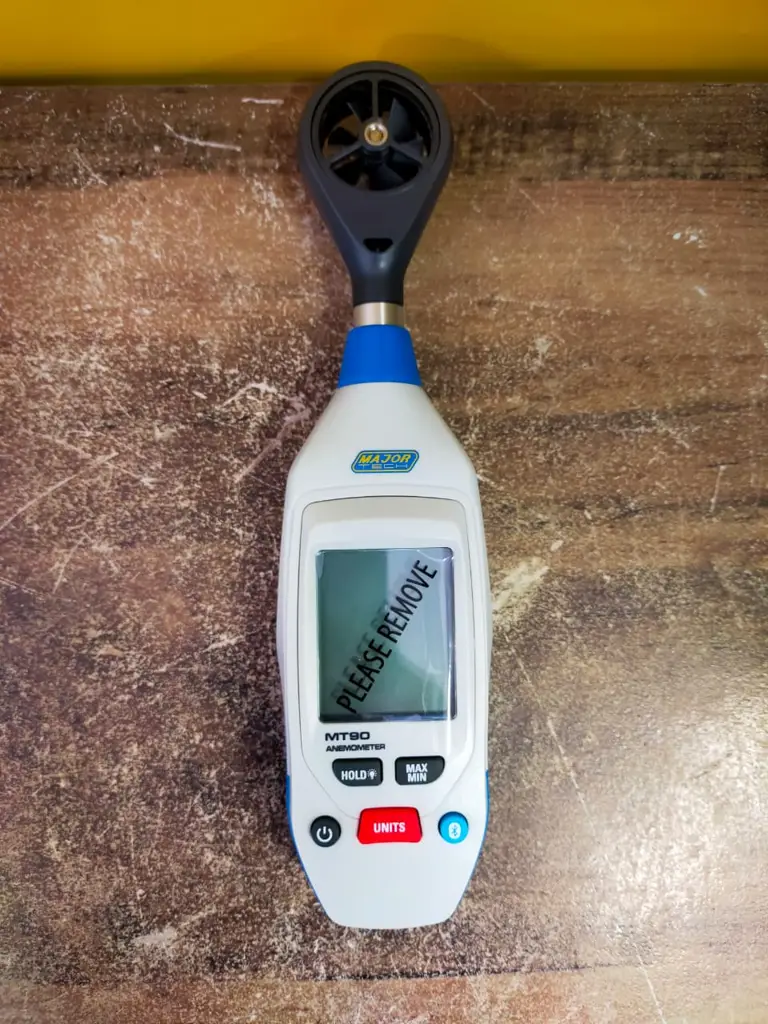 Major Tech Mt90-Mini Bluetooth Thermo Anemometer/ Thermometer (Blue) - View 5