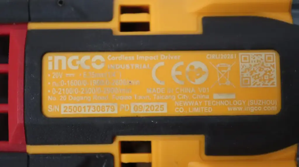 Ingco Cirli20281 Cordless Impact Driver - View 3