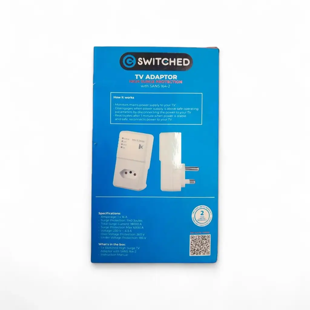 Switched Tv Surge Plug - View 2