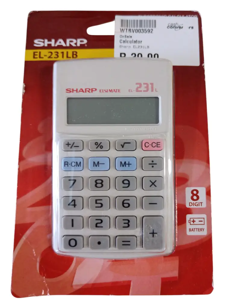 Sharp El-231Lb Calculator