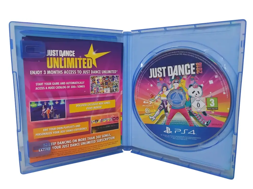Playstation 4 Just Dance 2018 Game Disc