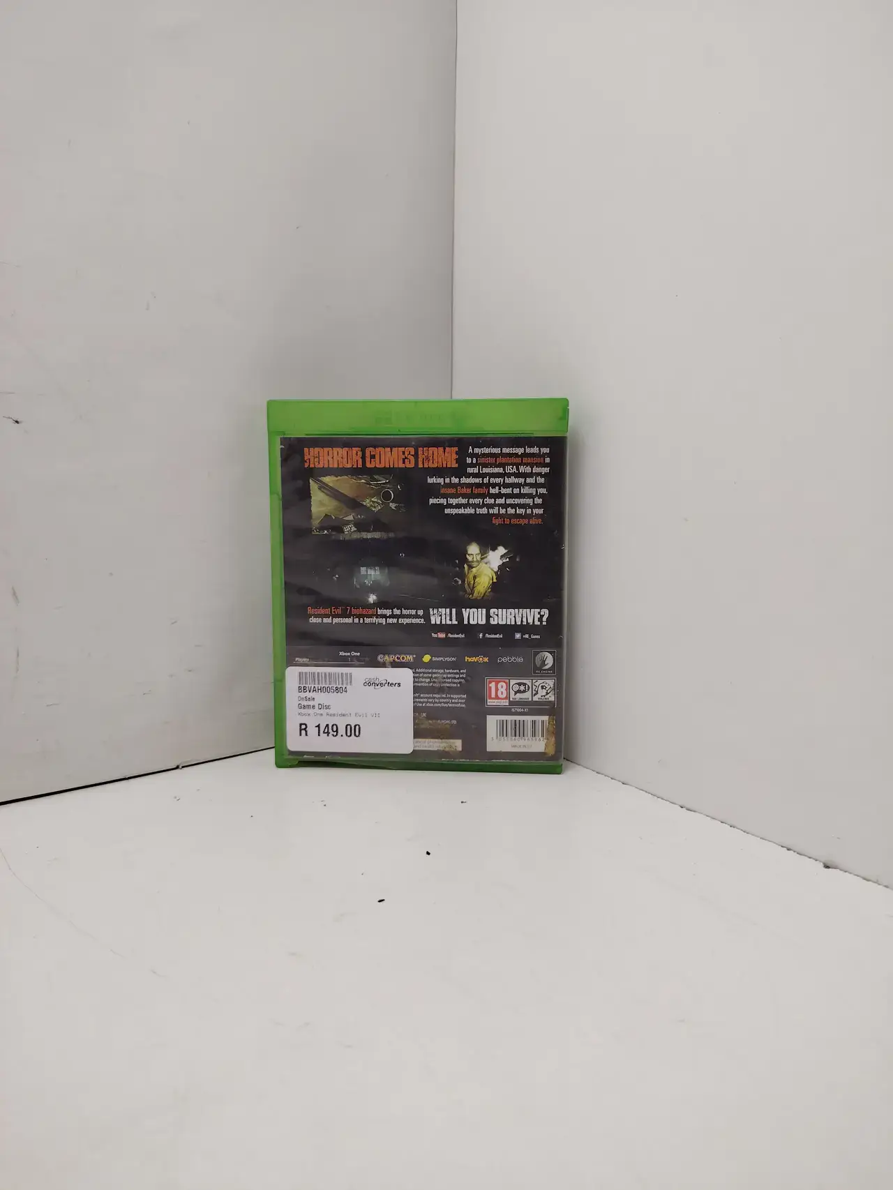Xbox One Game Disc | Resident Evil Vii - View 2